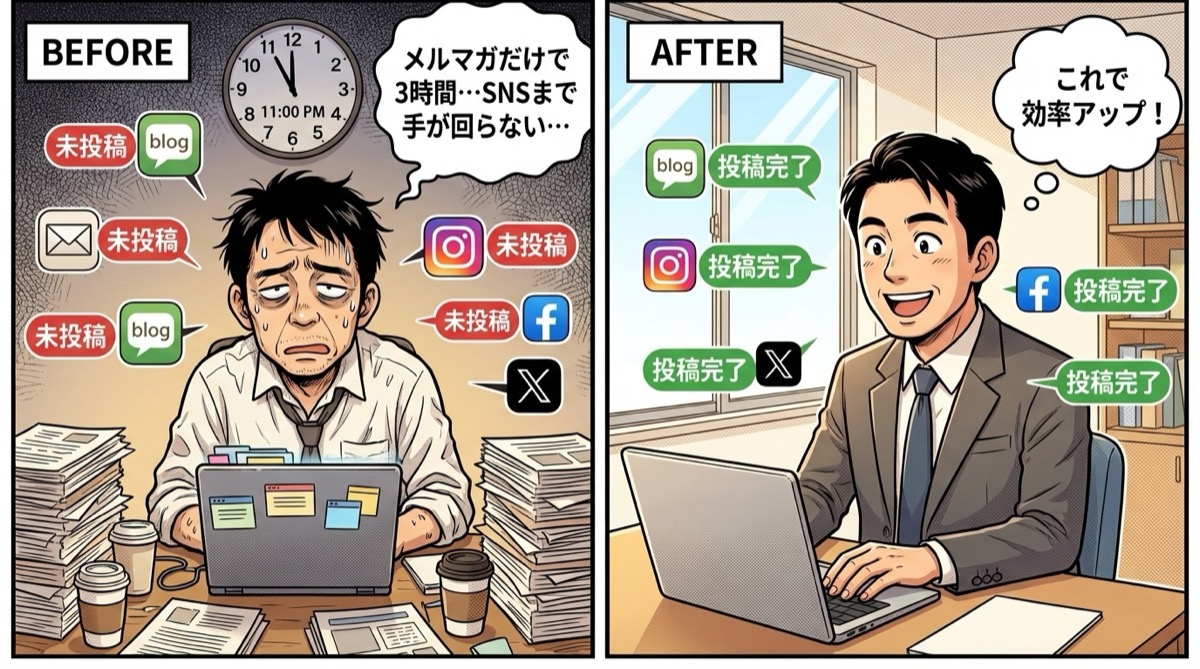 経営コンサルタントのBefore/After